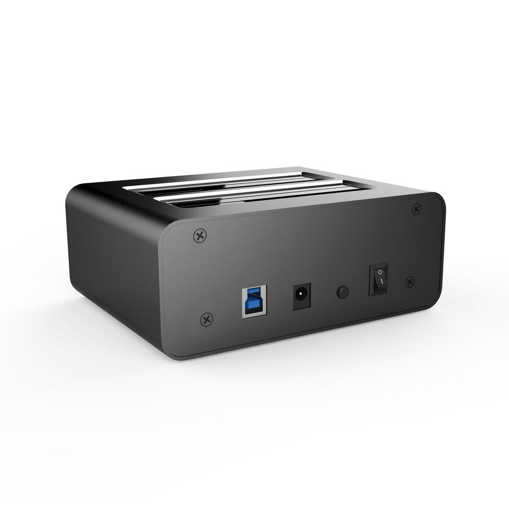 Simplecom SD352 USB 3.0 to Dual SATA Aluminium Docking Station with 3-Port Hub and 1 Port 2.1A USB Charger V28-SD352