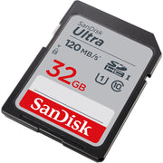 SANDISK SDSDUN4-032G-GN6IN SDHC Ultra UHS-I Class 10 , U1, 120mb/s read &10mb/s write V28-SDSDUN4-032G-GN6IN