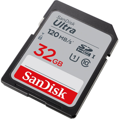 SANDISK SDSDUN4-032G-GN6IN SDHC Ultra UHS-I Class 10 , U1, 120mb/s read &10mb/s write V28-SDSDUN4-032G-GN6IN