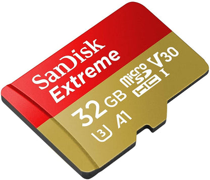 SANDISK SDSQXAF-032G-GN6MN 32GB MICRO SDHC EXTREME A1 V30, UHS-I/ U3, 100MB/s ,NO SD ADAPTER V28-SDSQXAF-032G-GN6MN