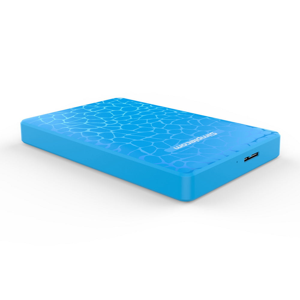 Simplecom SE101 Compact Tool-Free 2.5'' SATA to USB 3.0 HDD/SSD Enclosure Blue V28-SE101-BL