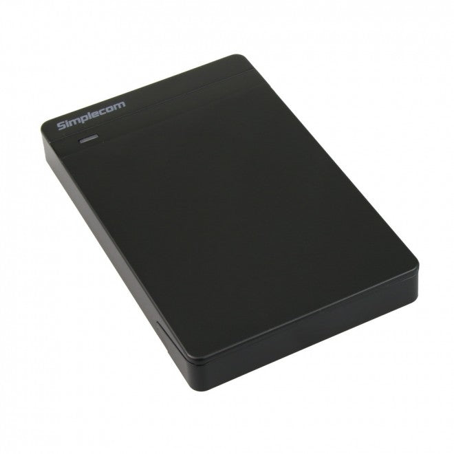 Simplecom SE203 Tool Free 2.5" SATA HDD SSD to USB 3.0 Hard Drive Enclosure Black V28-SE203-BK