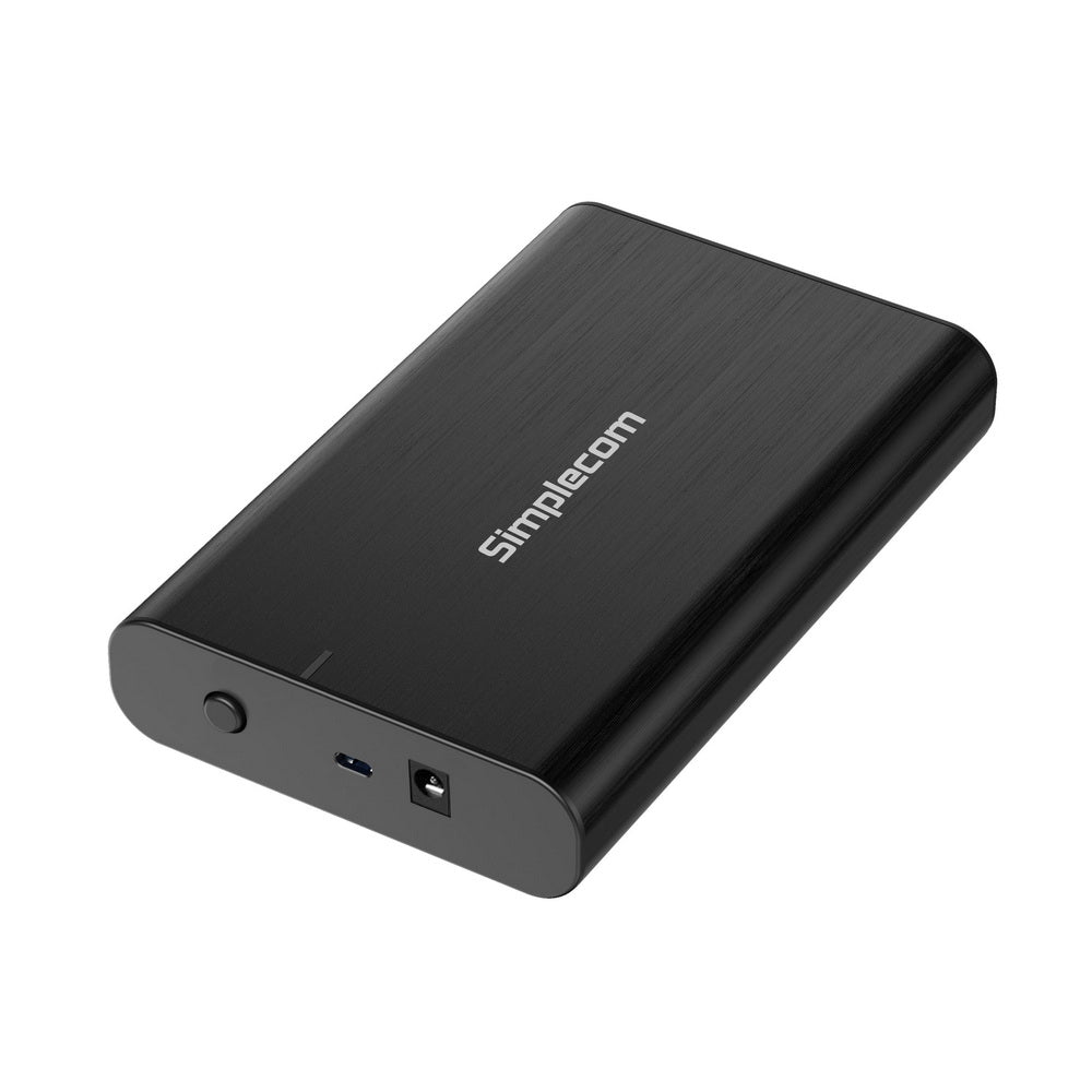 Simplecom SE331 Aluminium 3.5'' SATA to USB-C External Hard Drive Enclosure USB 3.2 Gen1 5Gbps V28-SE331