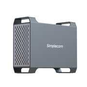 Simplecom SE482 SuperSpeed USB Dual Bay 3.5" SATA Hard Drive RAID Enclosure USB-C RAID 0/1, JBOD V28-SE482