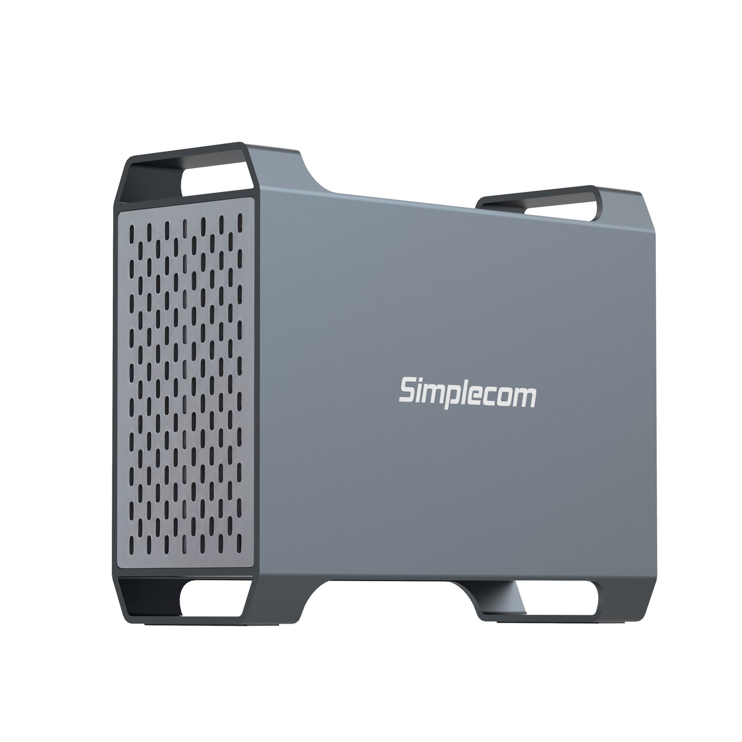 Simplecom SE482 SuperSpeed USB Dual Bay 3.5" SATA Hard Drive RAID Enclosure USB-C RAID 0/1, JBOD V28-SE482