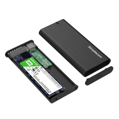 Simplecom SE502C SATA M.2 SSD to USB-C Enclosure USB 3.2 Gen1 5Gbps V28-SE502C