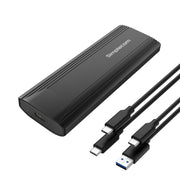 Simplecom SE504v2 NVMe / SATA Dual Protocol M.2 SSD USB-C Enclosure Tool-Free USB 3.2 Gen 2 10Gbps V28-SE504V2