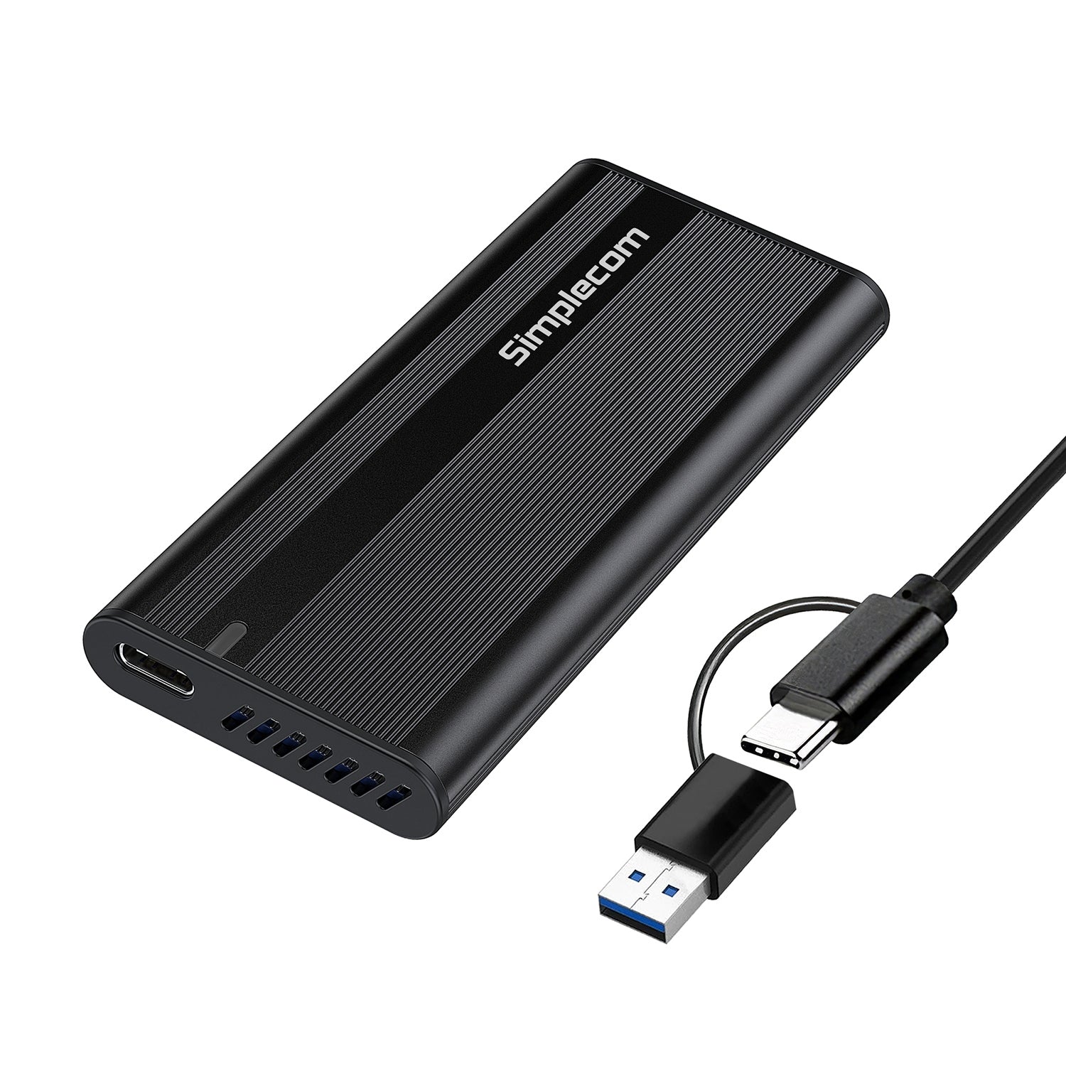 Simplecom SE505 NVMe M.2 SSD to USB-C Enclosure USB 3.2 Gen 2 10Gbps V28-SE505