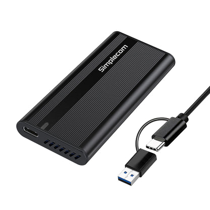 Simplecom SE505 NVMe M.2 SSD to USB-C Enclosure USB 3.2 Gen 2 10Gbps V28-SE505