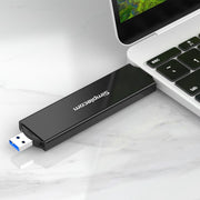Simplecom SE522 NVMe / SATA M.2 SSD to USB 3.2 Gen 2 Dual USB Connector Enclosure V28-SE522