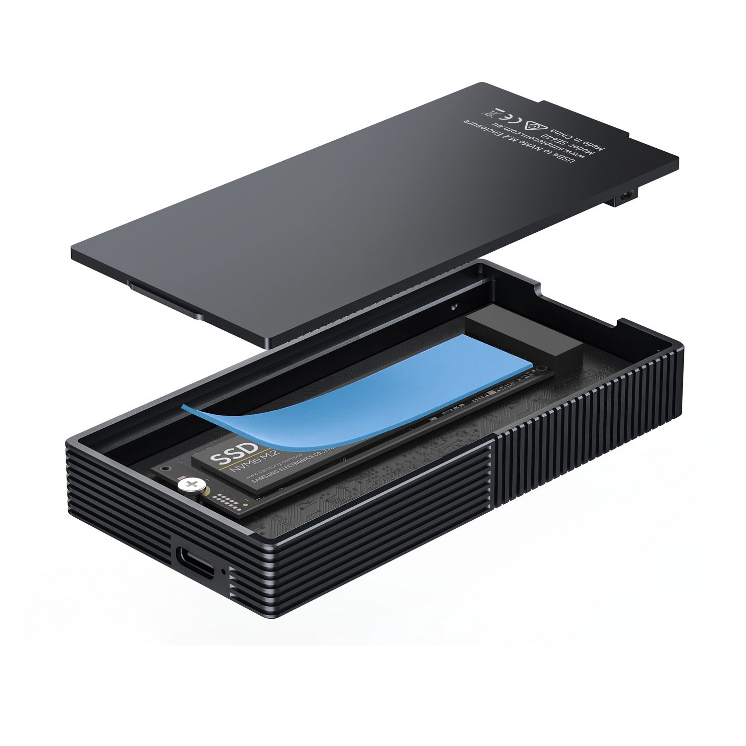 Simplecom SE640 USB4 to NVMe M.2 SSD USB-C Enclosure 40Gbps V28-SE640