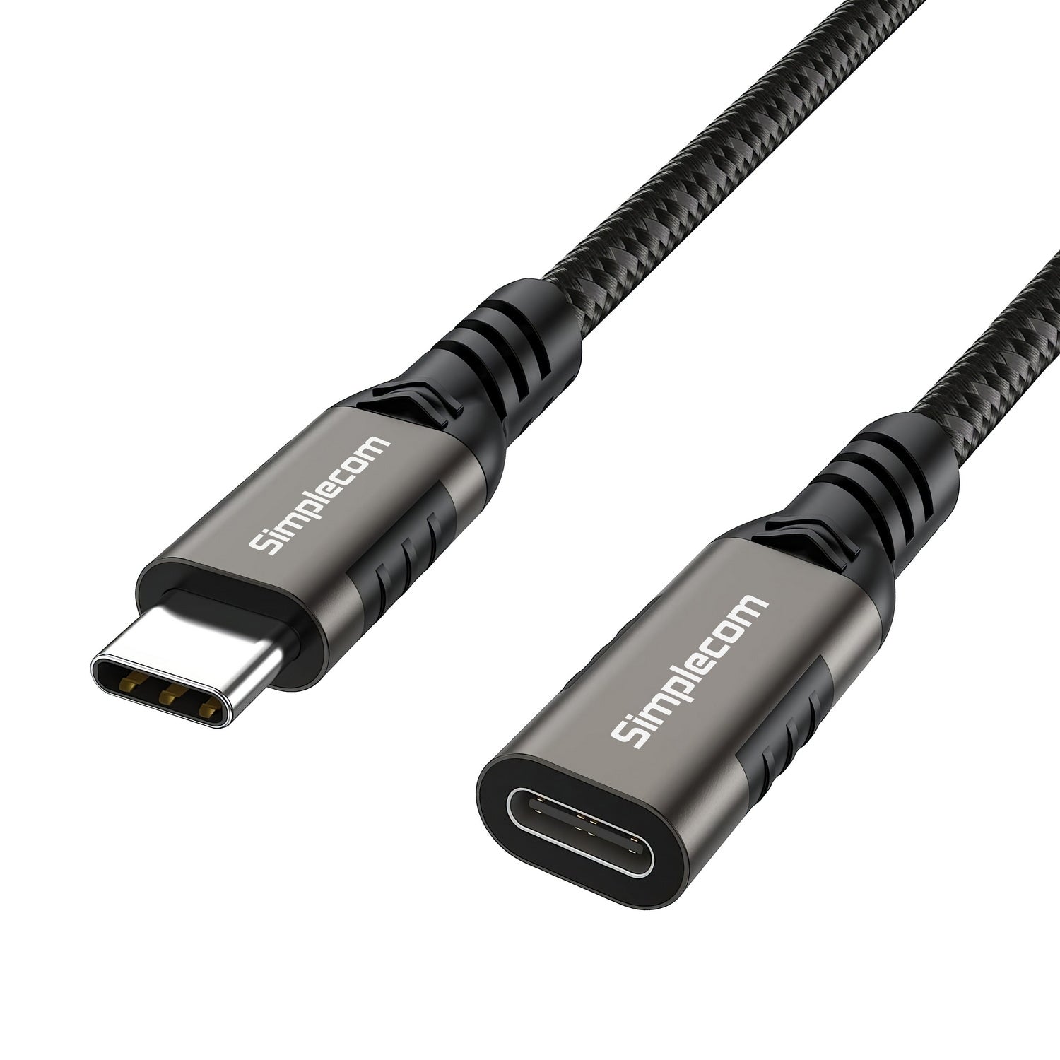 Simplecom CAU620 USB-C Male to Female Extension Cable USB 3.2 Gen2 PD 100W 20Gbps 2M V28-SIMCAU620
