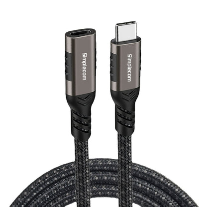 Simplecom CAU620 USB-C Male to Female Extension Cable USB 3.2 Gen2 PD 100W 20Gbps 2M V28-SIMCAU620