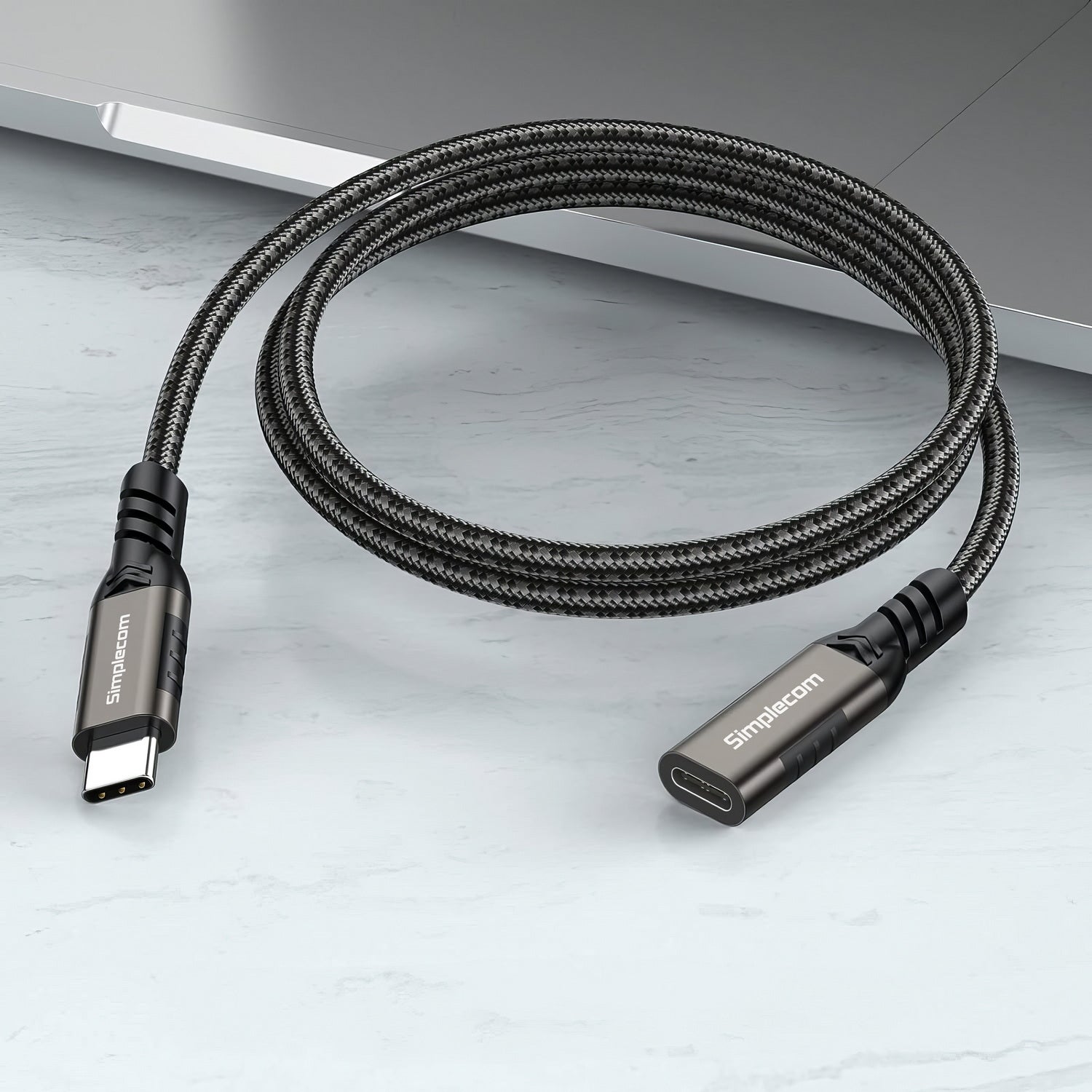 Simplecom CAU620 USB-C Male to Female Extension Cable USB 3.2 Gen2 PD 100W 20Gbps 2M V28-SIMCAU620