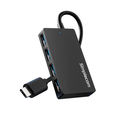 Simplecom CH350 SuperSpeed USB-C to 4-Port USB-A Hub USB 3.2 Gen1 V28-SIMCH350