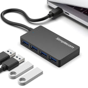 Simplecom CH350 SuperSpeed USB-C to 4-Port USB-A Hub USB 3.2 Gen1 V28-SIMCH350