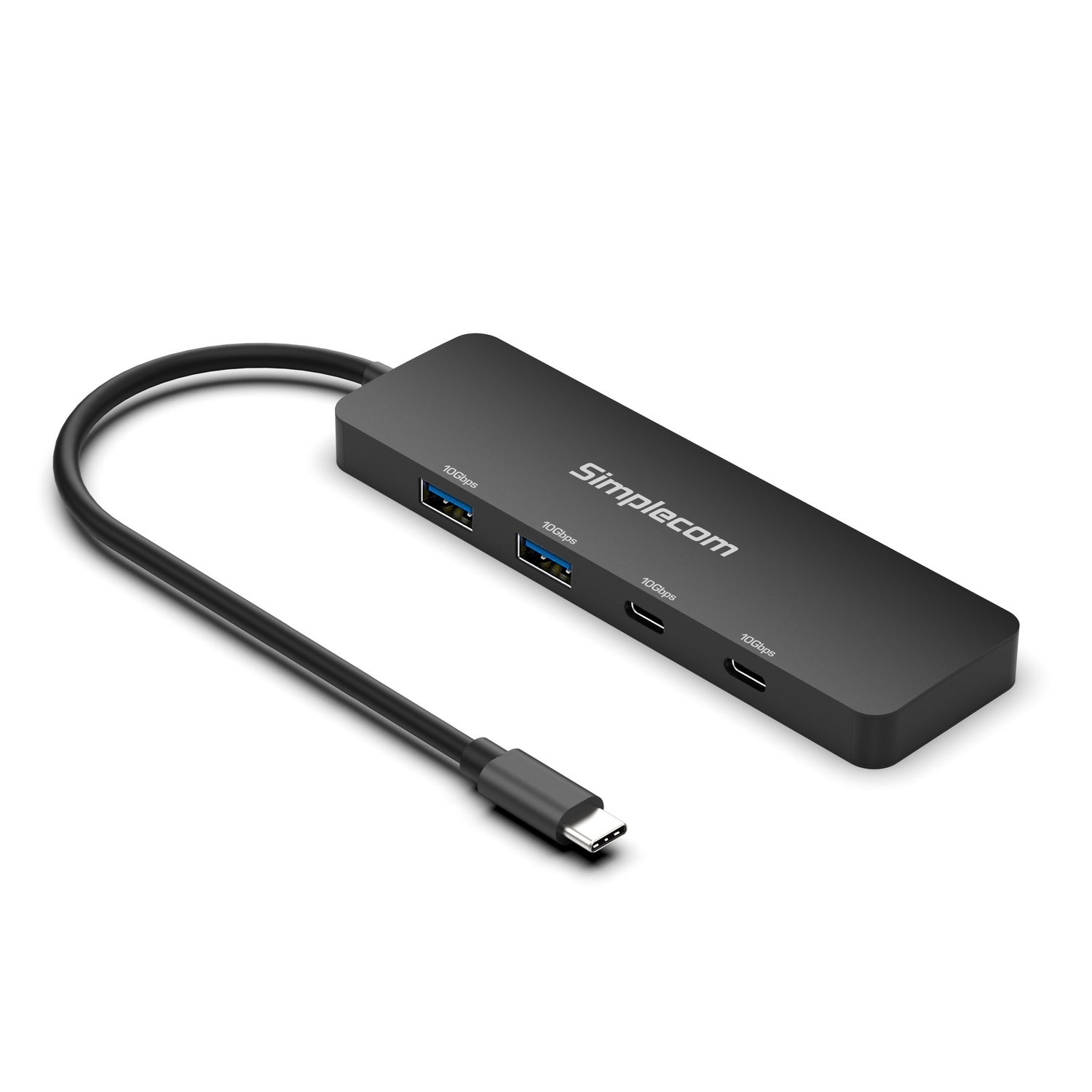 Simplecom CH392 USB 3.2 Gen2 USB-C 4-Port 10Gbps Hub (2x USB-A and 2x USB-C) V28-SIMCH392