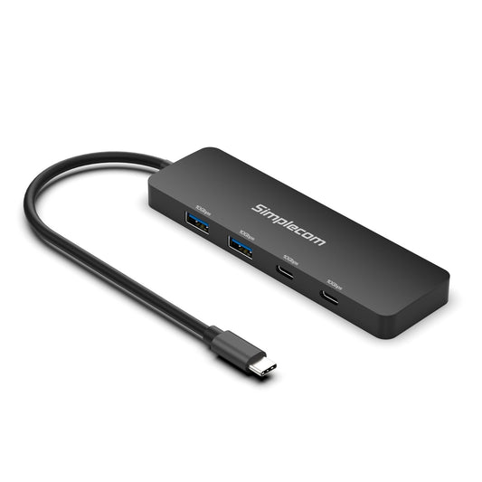 Simplecom CH392 USB 3.2 Gen2 USB-C 4-Port 10Gbps Hub (2x USB-A and 2x USB-C) V28-SIMCH392