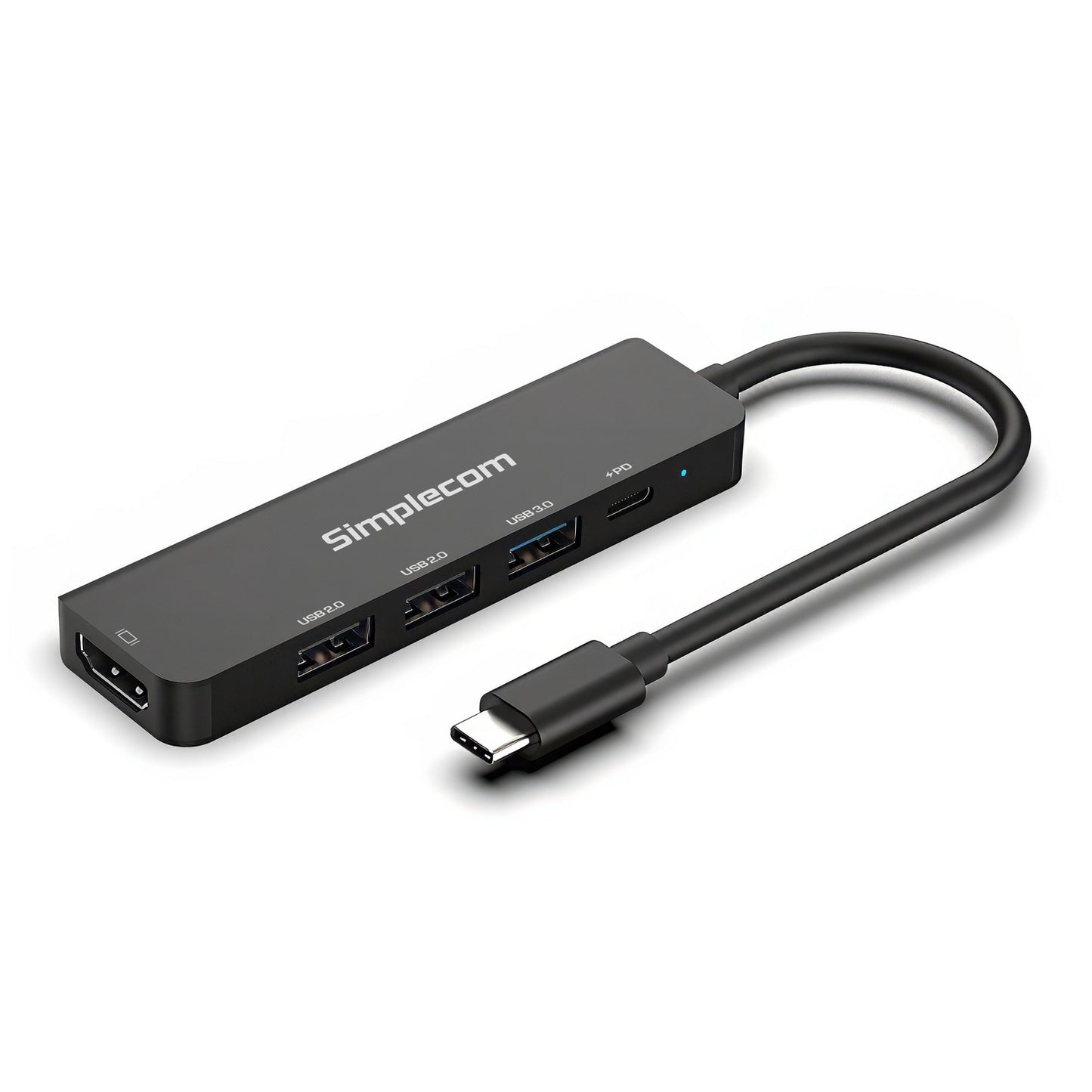 Simplecom CHT550 USB-C 5-in-1 Multiport Docking Station with USB Hub PD HDMI 2.0 V28-SIMCHT550
