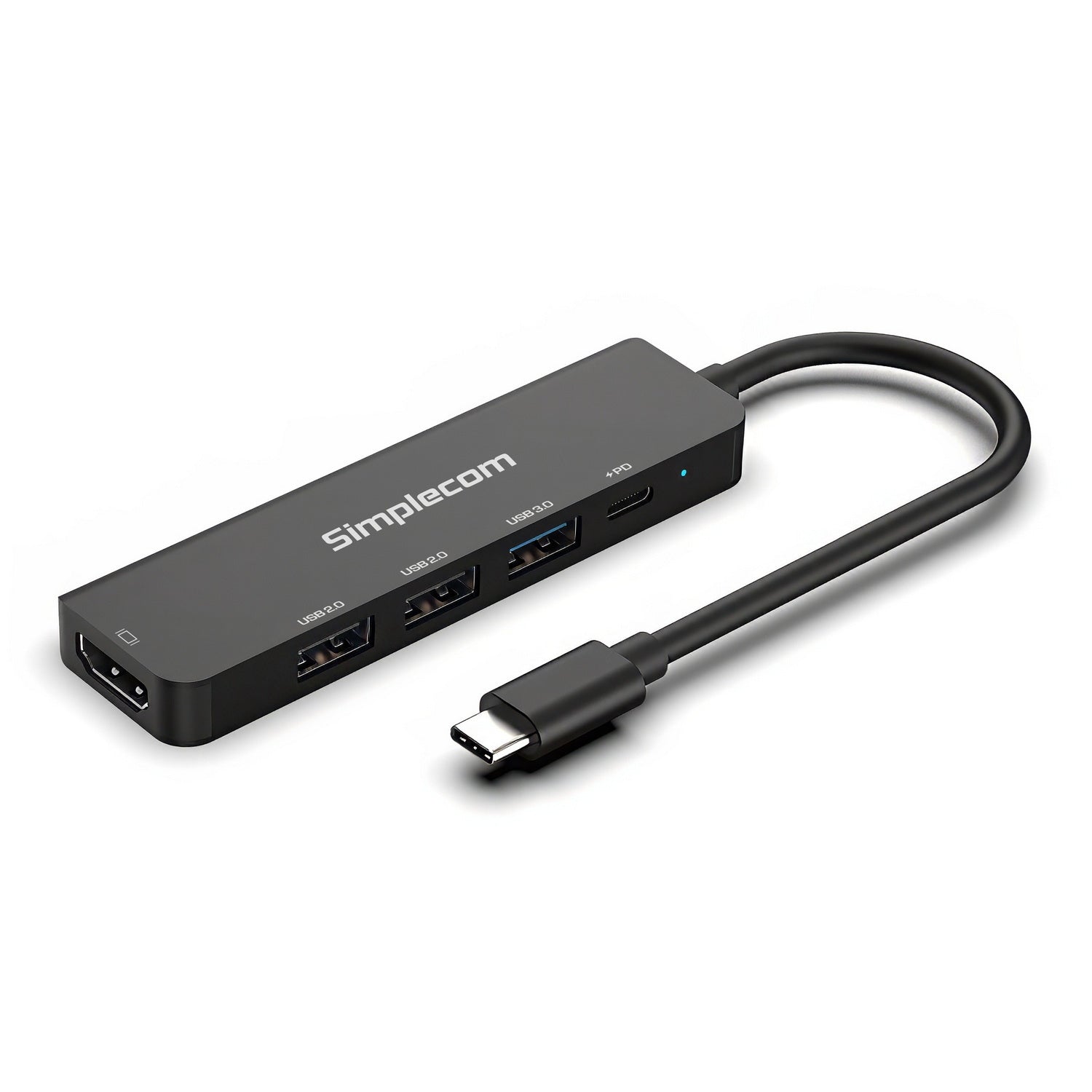 Simplecom CHT550 USB-C 5-in-1 Multiport Docking Station with USB Hub PD HDMI 2.0 V28-SIMCHT550
