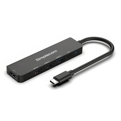 Simplecom CHT550 USB-C 5-in-1 Multiport Docking Station with USB Hub PD HDMI 2.0 V28-SIMCHT550