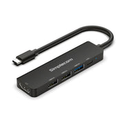 Simplecom CHT550 USB-C 5-in-1 Multiport Docking Station with USB Hub PD HDMI 2.0 V28-SIMCHT550