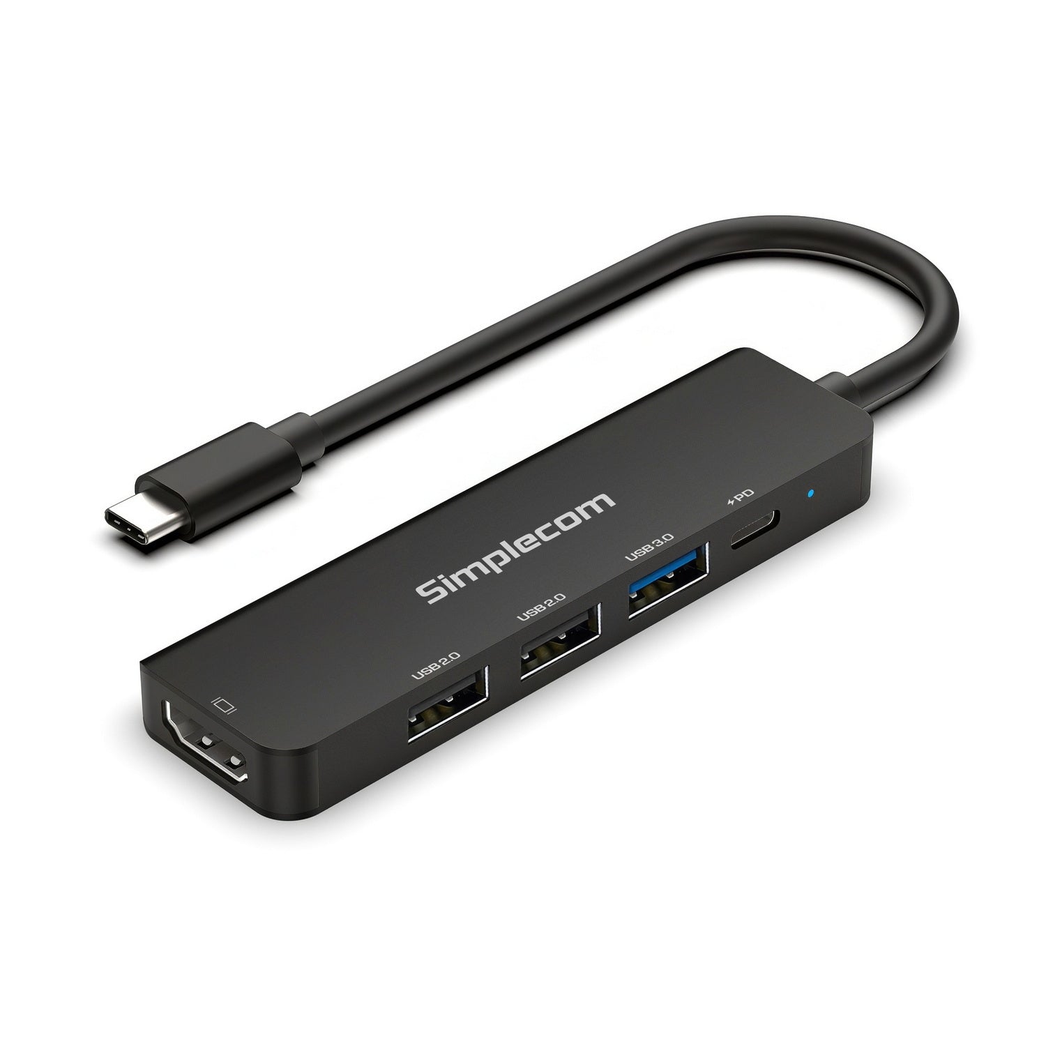 Simplecom CHT550 USB-C 5-in-1 Multiport Docking Station with USB Hub PD HDMI 2.0 V28-SIMCHT550