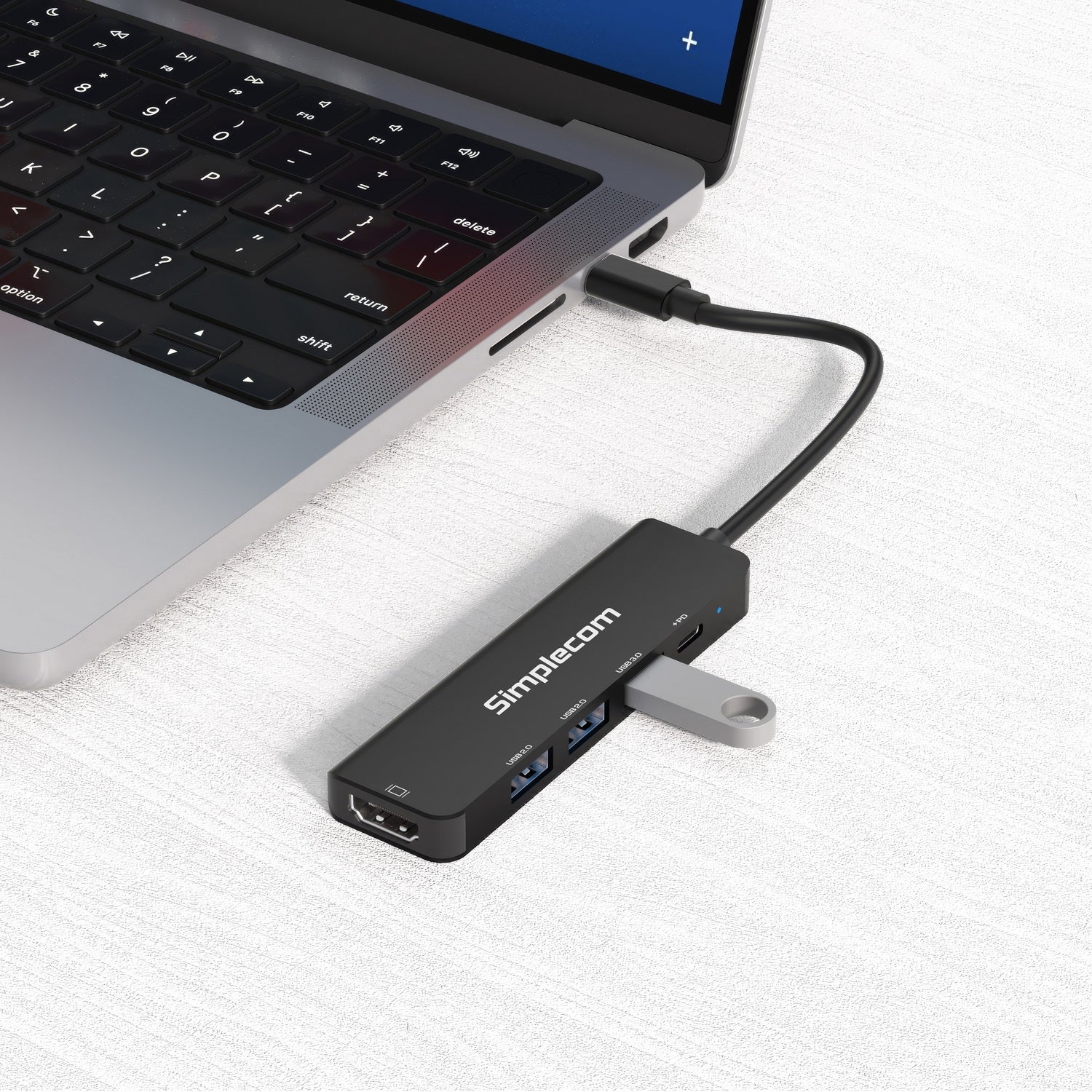 Simplecom CHT550 USB-C 5-in-1 Multiport Docking Station with USB Hub PD HDMI 2.0 V28-SIMCHT550