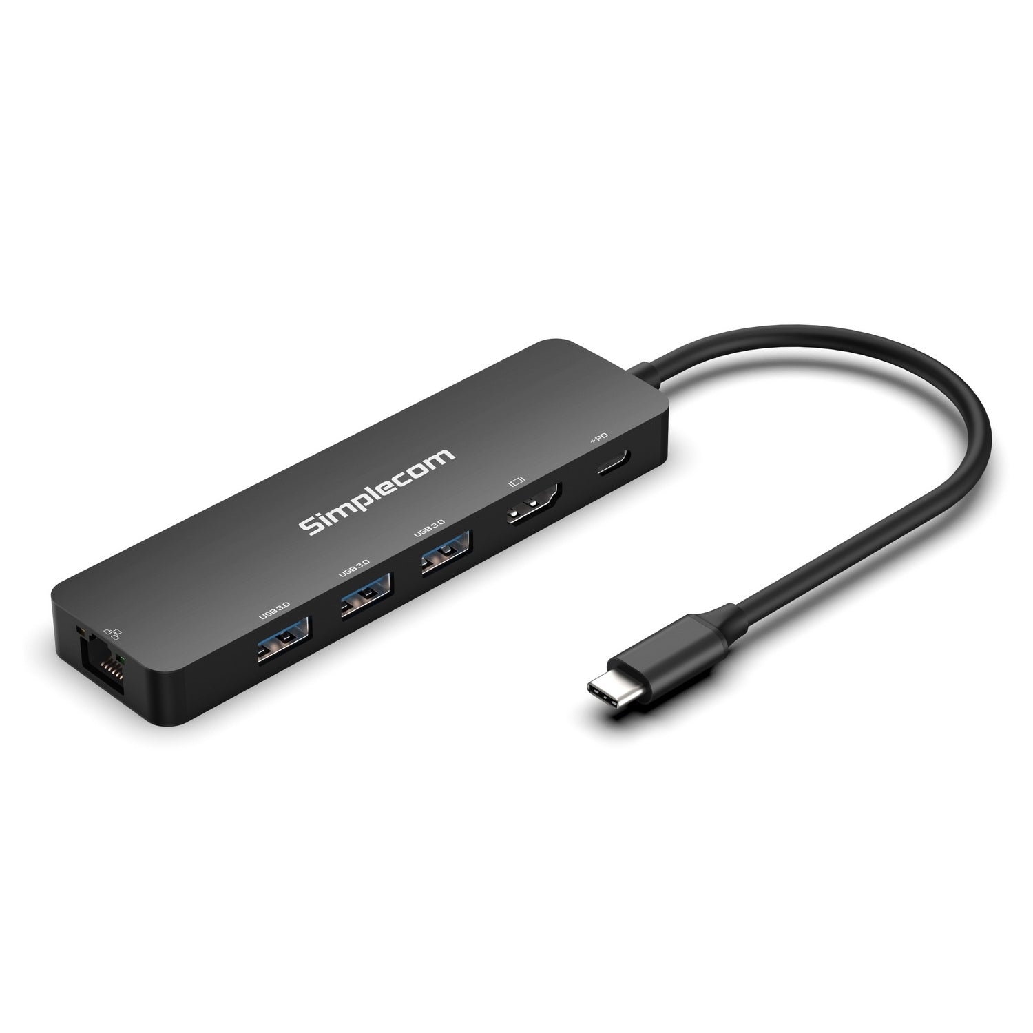 Simplecom CHT560 USB-C SuperSpeed 6-in-1 Multiport Docking Station HDMI 2.0 V28-SIMCHT560