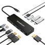 Simplecom CHT811 11-in-1 USB-C 4K Triple Display MST Docking Station with Dual HDMI DP V28-SIMCHT811
