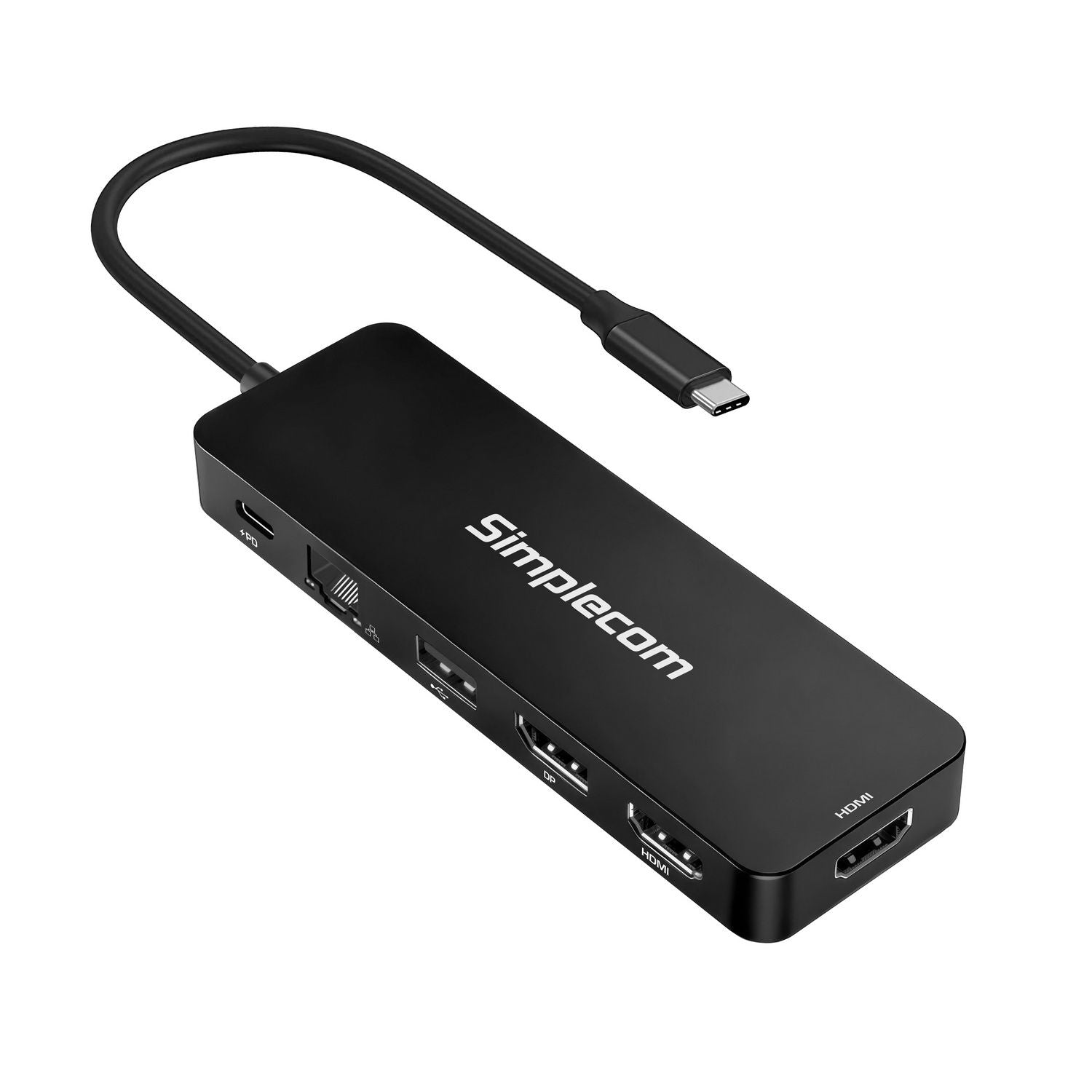Simplecom CHT811 11-in-1 USB-C 4K Triple Display MST Docking Station with Dual HDMI DP V28-SIMCHT811