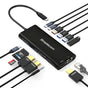 Simplecom CHT814 14-in-1 USB-C 4K Triple Display MST Docking Station with Dual HDMI DP V28-SIMCHT814