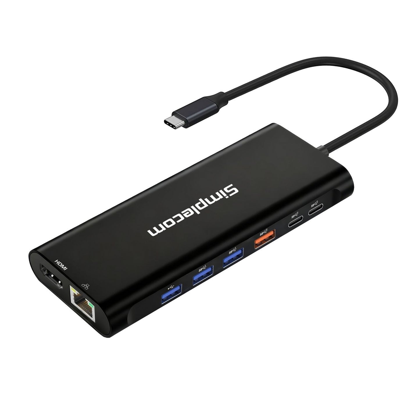 Simplecom CHT814 14-in-1 USB-C 4K Triple Display MST Docking Station with Dual HDMI DP V28-SIMCHT814