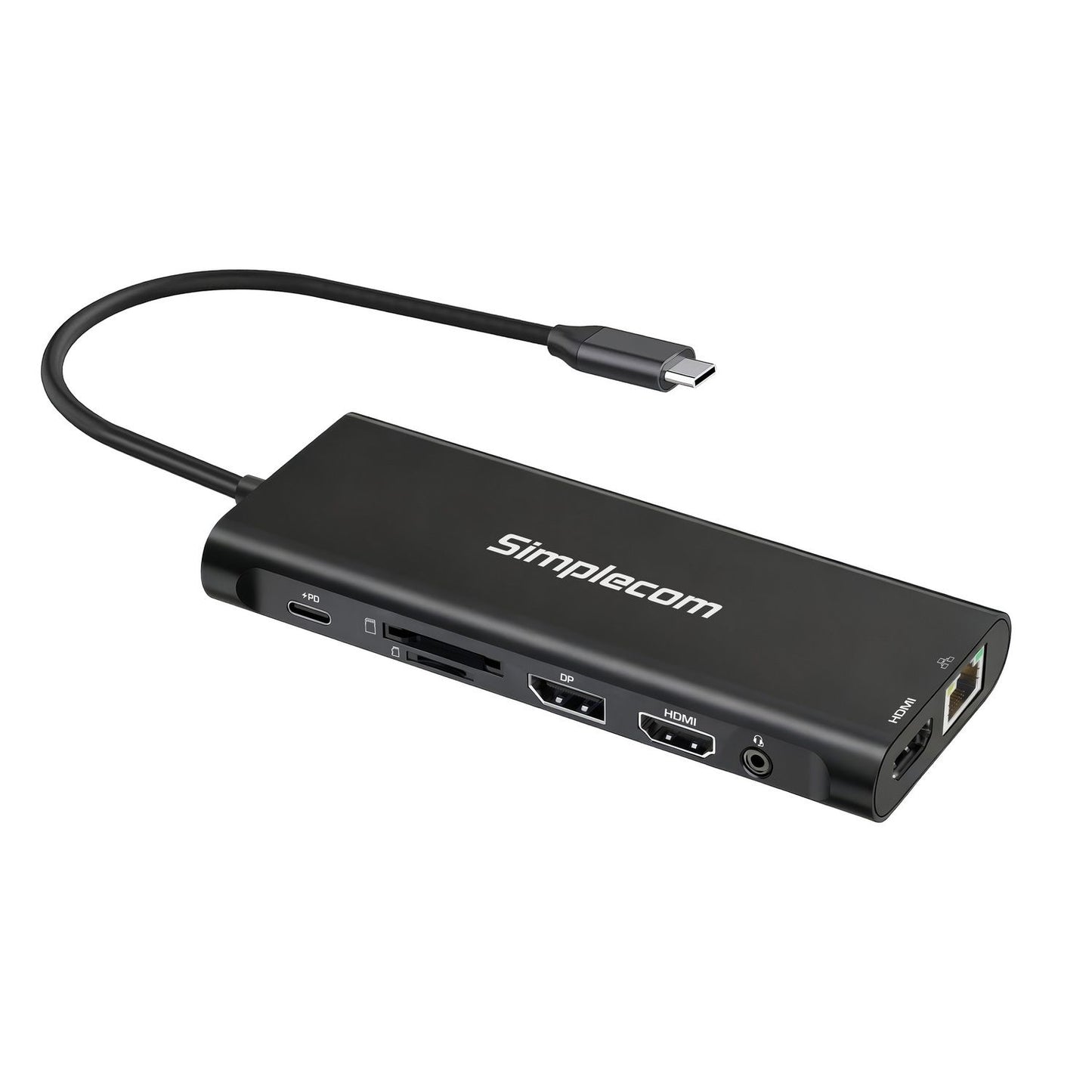 Simplecom CHT814 14-in-1 USB-C 4K Triple Display MST Docking Station with Dual HDMI DP V28-SIMCHT814