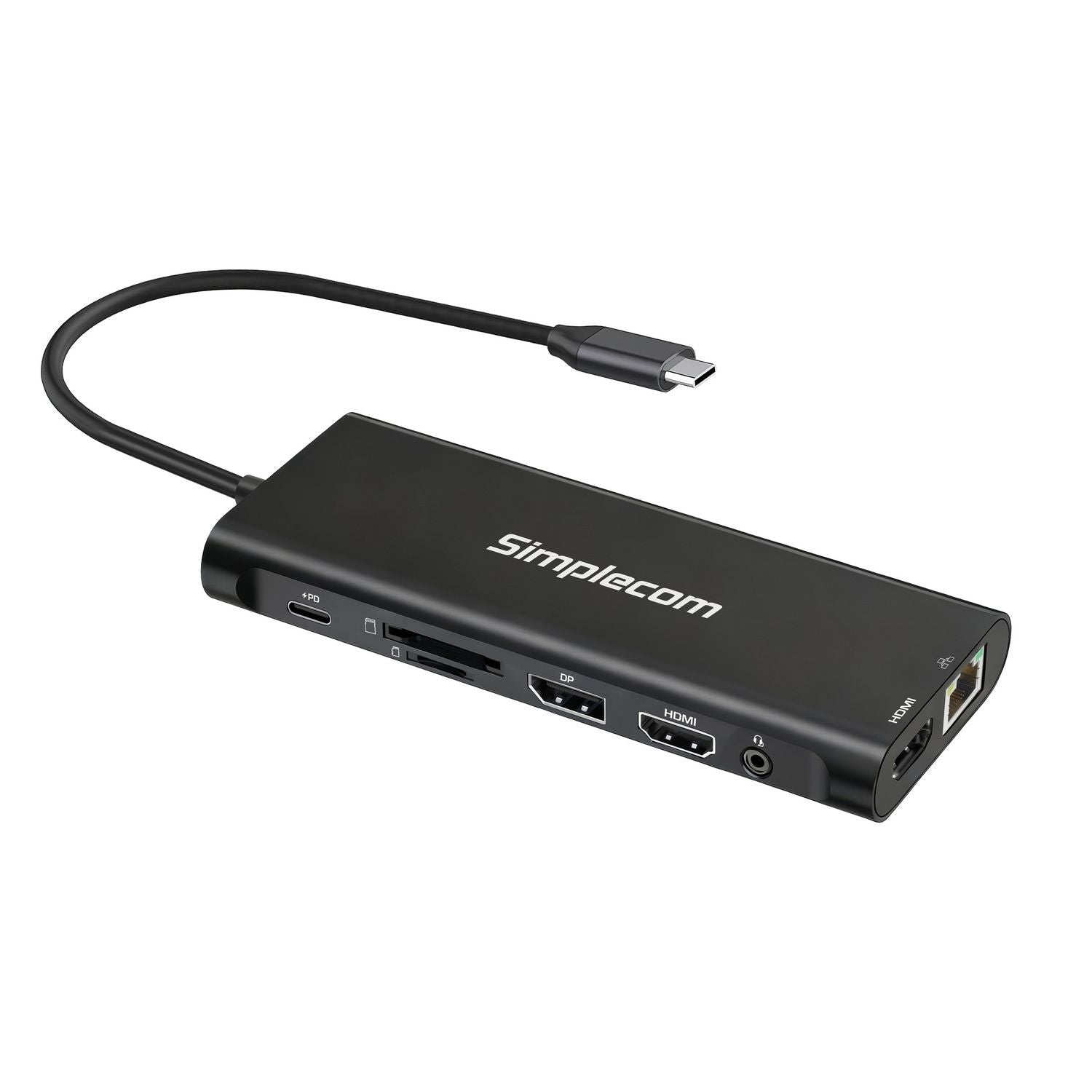 Simplecom CHT814 14-in-1 USB-C 4K Triple Display MST Docking Station with Dual HDMI DP V28-SIMCHT814
