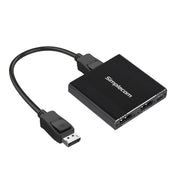 Simplecom CM214 DisplayPort Splitter 1 IN 2 OUT MST Hub for Dual Extended Screens 4K DP 1.4 V28-SIMCM214