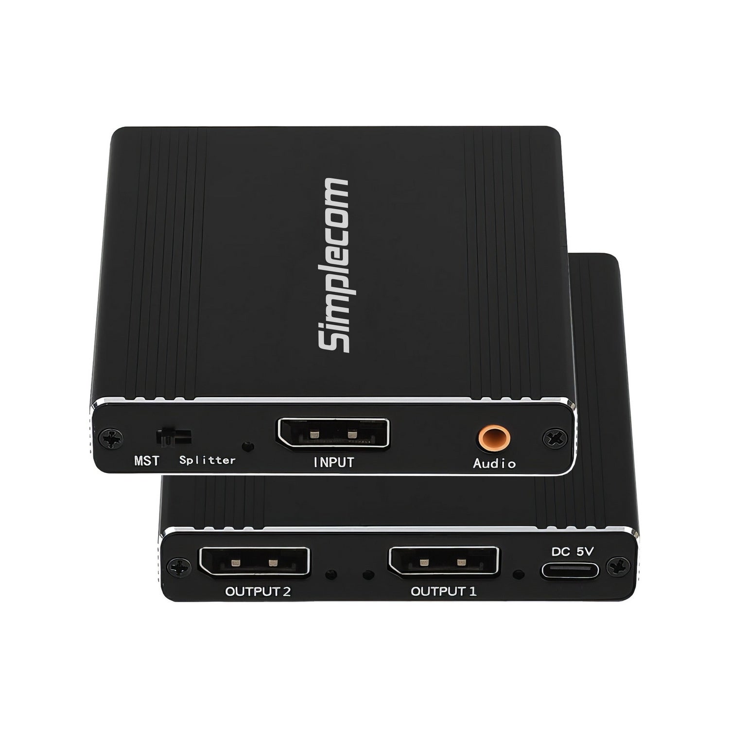 Simplecom CM214 DisplayPort Splitter 1 IN 2 OUT MST Hub for Dual Extended Screens 4K DP 1.4 V28-SIMCM214