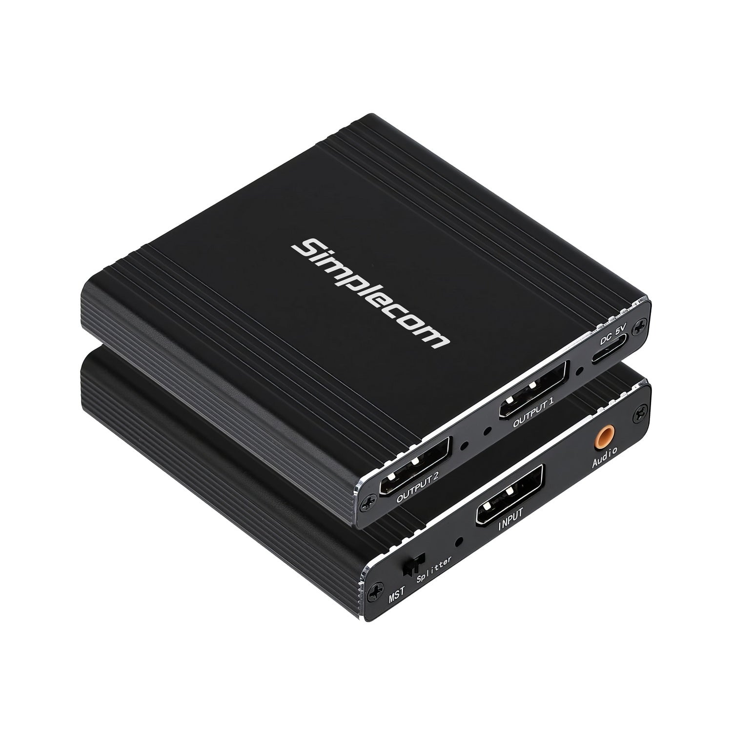 Simplecom CM214 DisplayPort Splitter 1 IN 2 OUT MST Hub for Dual Extended Screens 4K DP 1.4 V28-SIMCM214