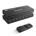 Simplecom CM317 7-Port HDMI 2.0 Switch with Remote 7 IN 1 OUT Splitter HDCP 2.2 4K@60Hz V28-SIMCM317