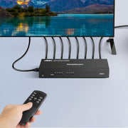Simplecom CM317 7-Port HDMI 2.0 Switch with Remote 7 IN 1 OUT Splitter HDCP 2.2 4K@60Hz V28-SIMCM317