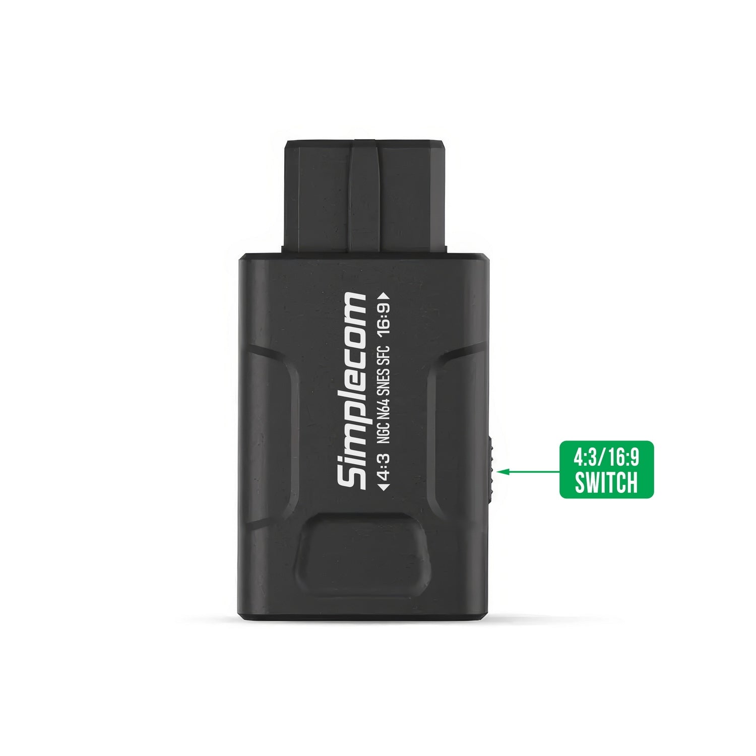 Simplecom CM461v2 HDMI Adapter Composite AV and S-Video to HDMI Converter for Nintendo NGC N64 SNES SFC V28-SIMCM461V2