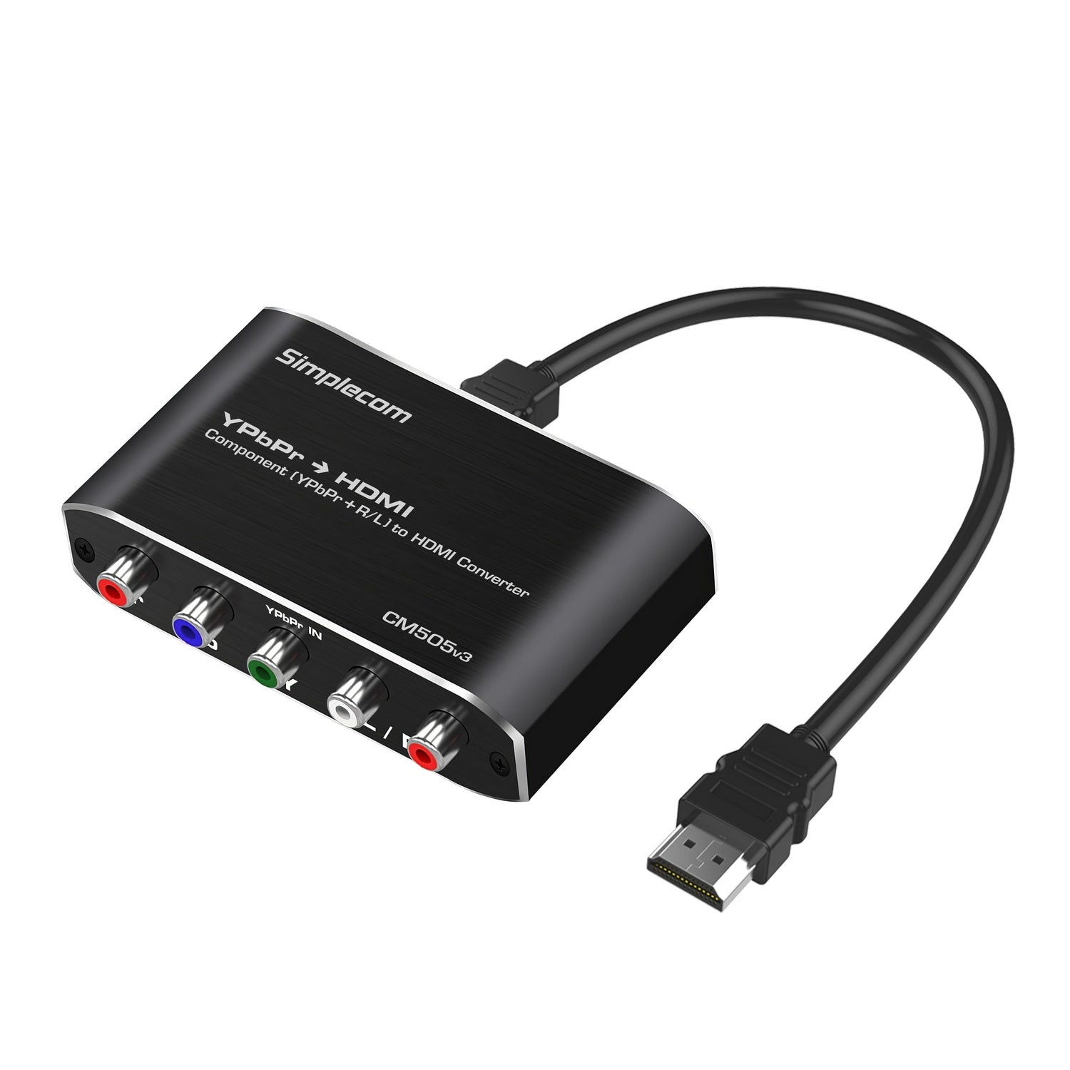 Simplecom CM505v3 Component (YPbPr + Stereo R/L) to HDMI Converter Full HD 1080p V28-SIMCM505V3