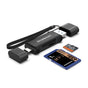Simplecom CR402B SuperSpeed USB-C and USB-A Dual Slot Card Reader for SD MicroSD USB 3.2 Gen 1 V28-SIMCR402B