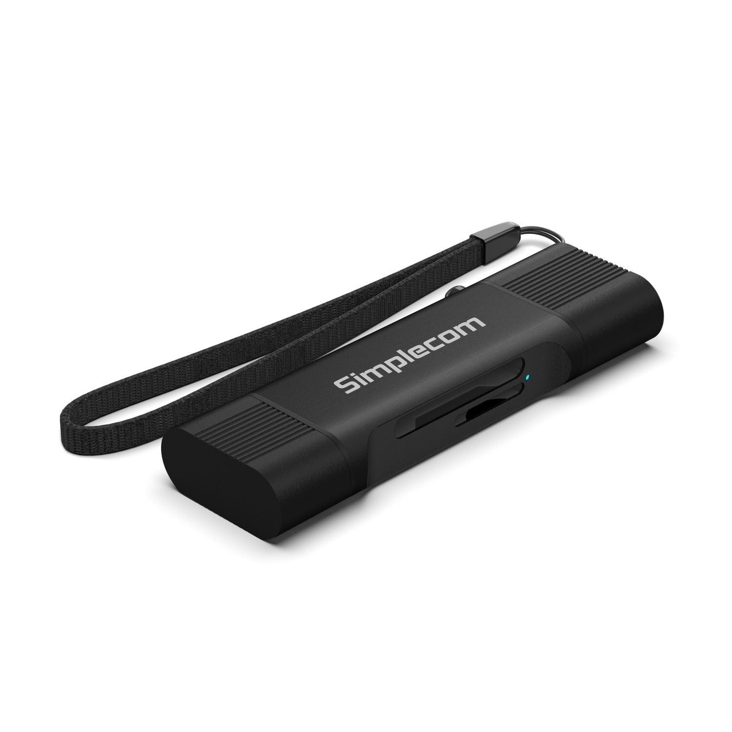 Simplecom CR402B SuperSpeed USB-C and USB-A Dual Slot Card Reader for SD MicroSD USB 3.2 Gen 1 V28-SIMCR402B