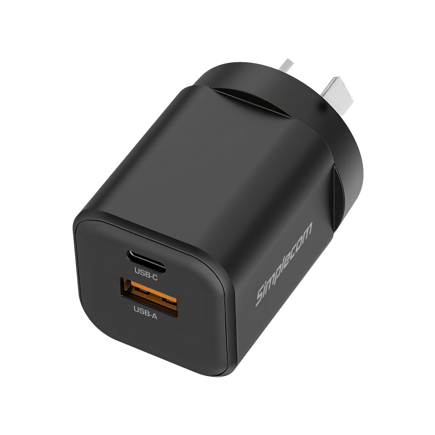 Simplecom CU235 Dual Port PD 35W Fast Wall Charger USB-C + USB-A for Phone Tablet V28-SIMCU235