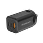 Simplecom CU365 3-Port PD 65W GaN Wall Charger Dual USB-C + USB-A for Phone Laptop V28-SIMCU365
