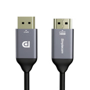 Simplecom DA218 Active DisplayPort 1.4 to HDMI 2.1 Cable 1.8M HDR 8K@60Hz V28-SIMDA218