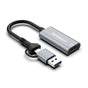 Simplecom DA306C USB 3.0 and USB-C to HDMI Video Card Adapter Full HD 1080p V28-SIMDA306C
