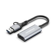 Simplecom DA306C USB 3.0 and USB-C to HDMI Video Card Adapter Full HD 1080p V28-SIMDA306C