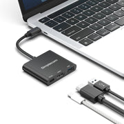 Simplecom DA320 USB-C 3-In-1 Adapter USB 3.2 Gen 1 5Gbps PD HDMI 2.0 4K@60Hz V28-SIMDA320